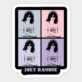 Joey Ramone Pop Art Sticker